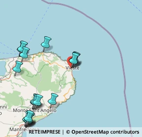 Mappa Via Santa Margherita, 71019 Vieste FG, Italia (23.43526)