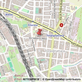 Mappa Via Francesco Laparelli, 74, 00100 Roma, Roma (Lazio)