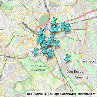 Mappa Via Fossato di Vico, 00181 Roma RM, Italia (1.2015)