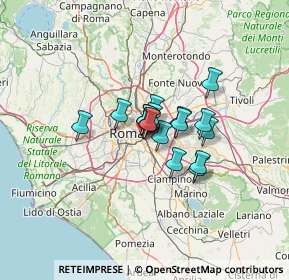 Mappa Via Lugnano in Teverina, 00181 Roma RM, Italia (7.68824)