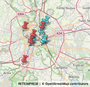 Mappa Via Lugnano in Teverina, 00181 Roma RM, Italia (5.32917)