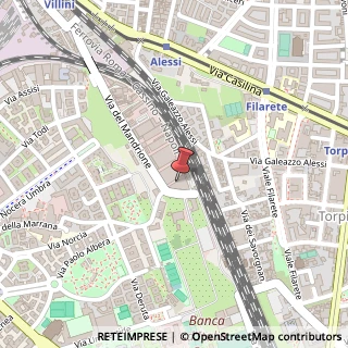 Mappa Via del Mandrione, 109, 00181 Roma, Roma (Lazio)