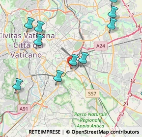 Mappa Via Don Orione, 00183 Roma RM, Italia (5.30727)
