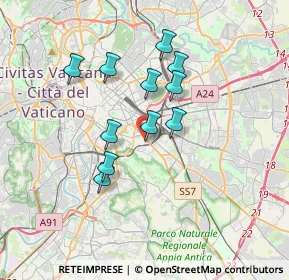 Mappa Via Don Orione, 00183 Roma RM, Italia (3.05455)