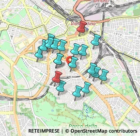 Mappa Via Don Orione, 00183 Roma RM, Italia (0.7065)