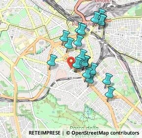 Mappa Via Don Orione, 00183 Roma RM, Italia (0.7785)