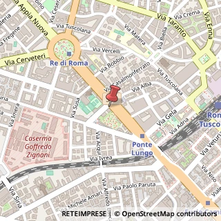 Mappa Via Appia Nuova, 266, 00183 Roma, Roma (Lazio)