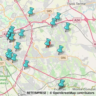 Mappa Via Mirabella Imbàccari, 00133 Roma RM, Italia (6.3185)