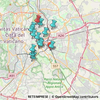 Mappa Via del Mandrione, 00181 Roma RM, Italia (3.31933)