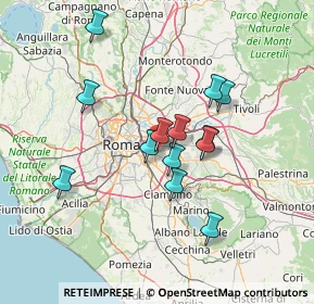 Mappa Via dei Pampini, 00172 Roma RM, Italia (12.46769)