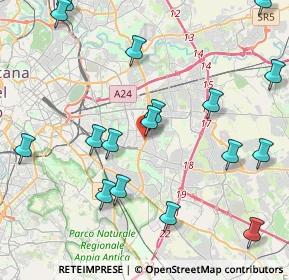 Mappa Via dei Pampini, 00172 Roma RM, Italia (5.27529)