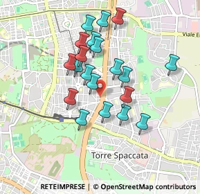 Mappa Via dei Pampini, 00172 Roma RM, Italia (0.8185)