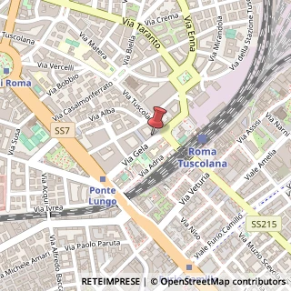 Mappa Via Gela, 89, 00185 Roma, Roma (Lazio)