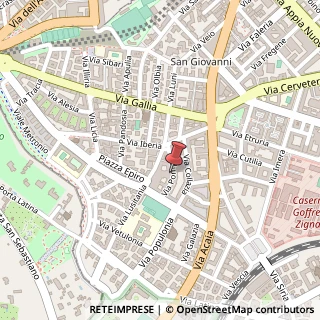 Mappa Via pompei 13, 00183 Roma, Roma (Lazio)
