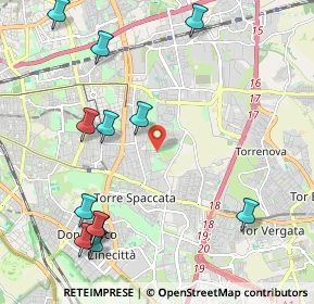 Mappa Via Pietro Castelli, 00172 Roma RM, Italia (2.73917)