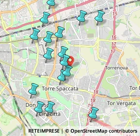 Mappa Via Pietro Castelli, 00172 Roma RM, Italia (2.22813)