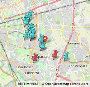 Mappa Via Pietro Castelli, 00172 Roma RM, Italia (1.755)