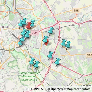 Mappa Via Pietro Castelli, 00172 Roma RM, Italia (4.28235)