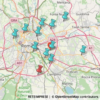 Mappa Via Pietro Castelli, 00172 Roma RM, Italia (8.06083)
