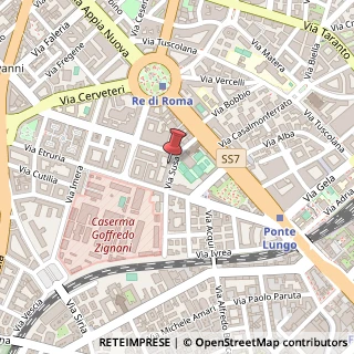 Mappa Via Susa, 7, 00183 Roma, Roma (Lazio)
