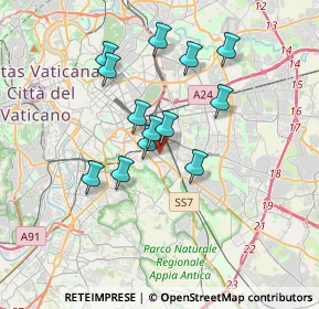 Mappa , 00181 Roma RM, Italia (3.13385)