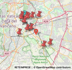 Mappa , 00181 Roma RM, Italia (3.66333)