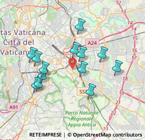 Mappa , 00181 Roma RM, Italia (3.56923)