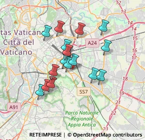 Mappa , 00181 Roma RM, Italia (3.0475)