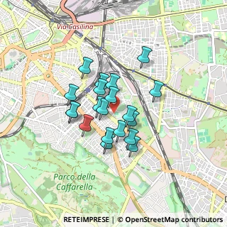 Mappa Via Don Rua, 00181 Roma RM, Italia (0.659)