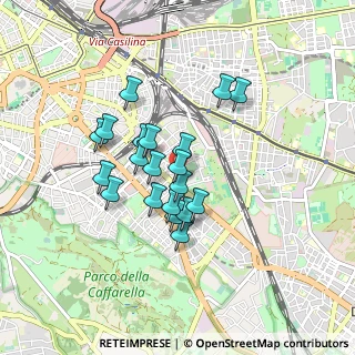 Mappa Via Don Rua, 00181 Roma RM, Italia (0.7115)
