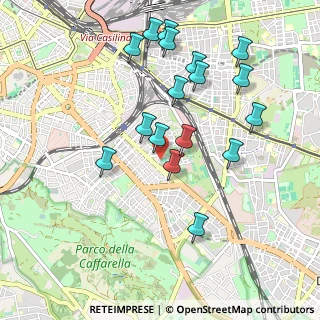 Mappa Via Don Rua, 00181 Roma RM, Italia (1.04118)