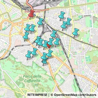 Mappa Via Don Rua, 00181 Roma RM, Italia (0.863)