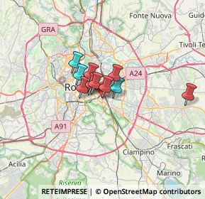Mappa , 00181 Roma RM, Italia (3.84909)