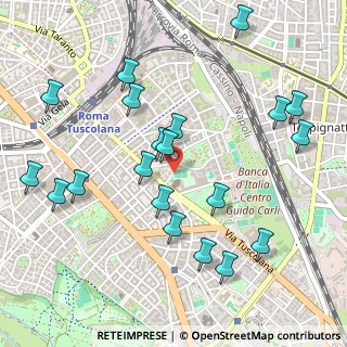 Mappa Via Don Rua, 00181 Roma RM, Italia (0.597)