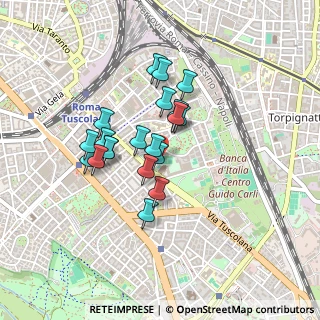 Mappa Via Don Rua, 00181 Roma RM, Italia (0.371)