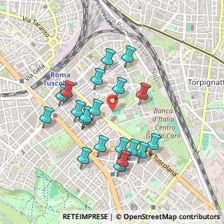 Mappa Via Don Rua, 00181 Roma RM, Italia (0.466)