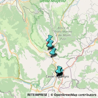 Mappa Via S. Vito, 67036 Rivisondoli AQ, Italia (6.2315)