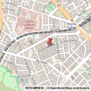 Mappa Via Michele Amari, 35, 00179 Roma, Roma (Lazio)
