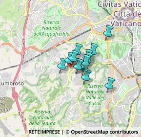 Mappa Via dei Malaspina, 00163 Roma RM, Italia (0.97)
