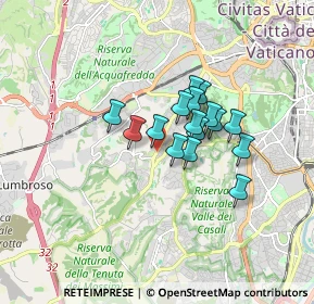 Mappa Via dei Malaspina, 00163 Roma RM, Italia (1.215)