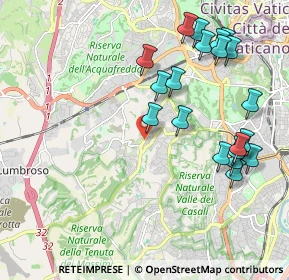 Mappa Via dei Malaspina, 00163 Roma RM, Italia (2.3955)