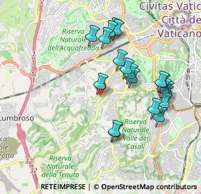 Mappa Via dei Malaspina, 00163 Roma RM, Italia (1.9805)