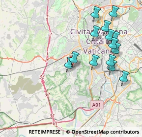 Mappa Via dei Malaspina, 00163 Roma RM, Italia (4.37929)