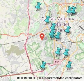 Mappa Via dei Malaspina, 00163 Roma RM, Italia (4.87071)