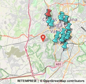 Mappa Via dei Malaspina, 00163 Roma RM, Italia (4.0595)