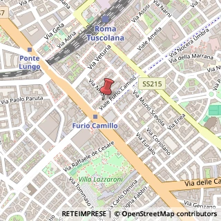 Mappa Viale Furio Camillo, 39, 00181 Roma, Roma (Lazio)