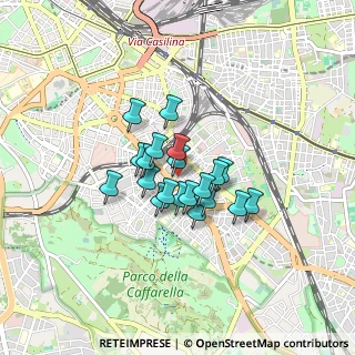 Mappa Viale Furio Camillo, 00181 Roma RM, Italia (0.5725)