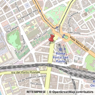 Mappa Via Ostiense, 6/F, 00154 Roma, Roma (Lazio)