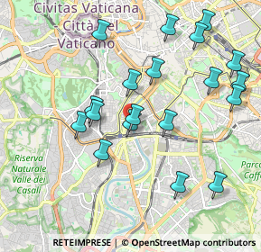 Mappa Ponte Testaccio, 00153 Roma RM, Italia (2.16895)