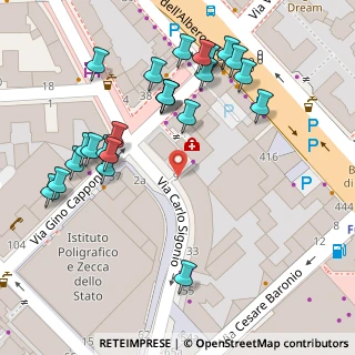 Mappa Via Carlo Sigonio, 00179 Roma RM, Italia (0.0748)